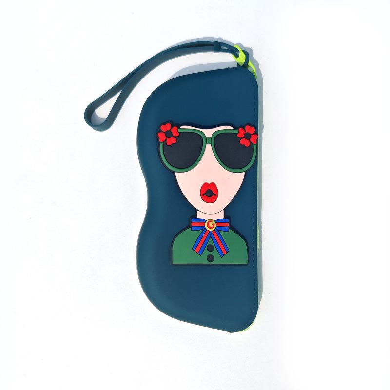 Silicone Glasses Bag Small Items Bags Waterproof Eyeglasses Box Cosmetic Coin Bag Dustproof Multifunctional Storage Bags