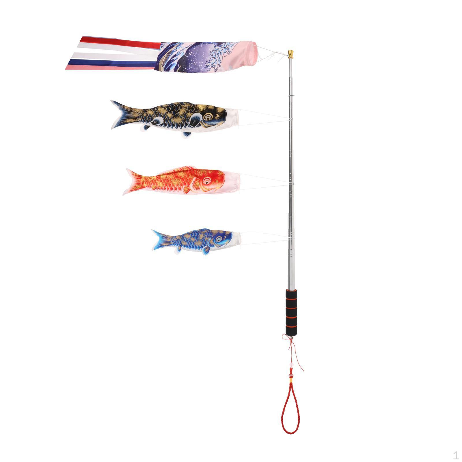 

140cm Colorful Japanese Streamer Windsock Restaurant Decor Wind Sock Flag Home B