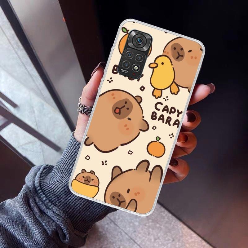 Funny Capybara Cartoon Animal Phone Case For Xiaomi Redmi Note 15 14 14S 13 12S 12 Pro Plus 11S 11 10S 10 4G Cover 11E 11T 5G Pr