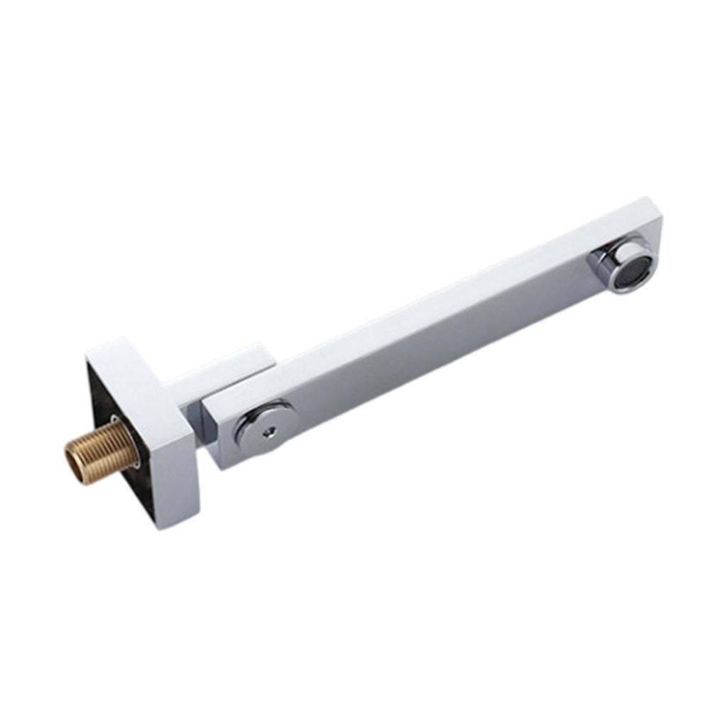 Practical 180 Degrees Rotating Bathtubs Faucet Wall Mounted Sturdy Stainless Steel Shower Spouts Systems Daily Use