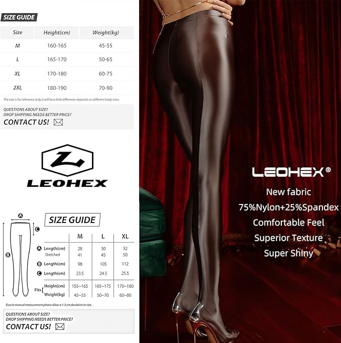 Shiny Panty Smooth Cosplay Dance Latin Beautiful Smooth Gymnastics Gray [LEOHEX] Stockings, Fabric, Cosplay, Tights, Dance, Legs, Pantyhose, Wear,