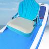 Adjustable Canoe Seat with Backrest Easy Install PVC Boat Cushion Kayak Chair for Rowboats and Paddle Boards