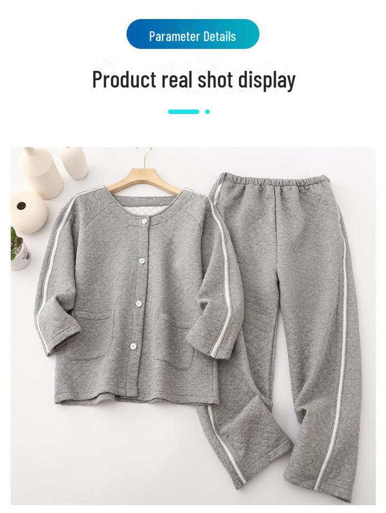 Easy On/Off Patient Gown and Rehabilitation Pants for Elderly, Arm Fracture, or Chemotherapy Patients