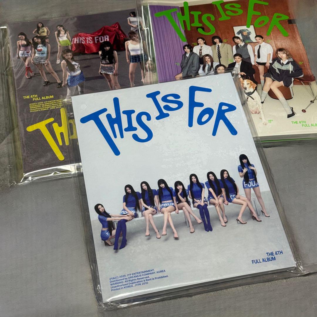 

[USED] TWICE THISISFOR Album 3-Piece Set