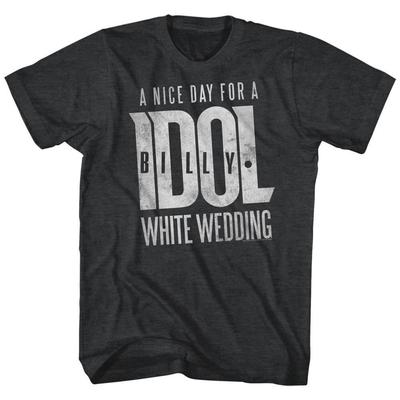 Billy Idol T-shirt Bianca Musica Matrimonio Top Magliette Uomo Donna Unisex