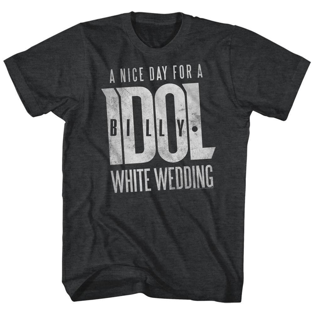 

Billy Idol Wht Wedding Music T-shirt Tops Tees Men s Women s Unisex 4XL