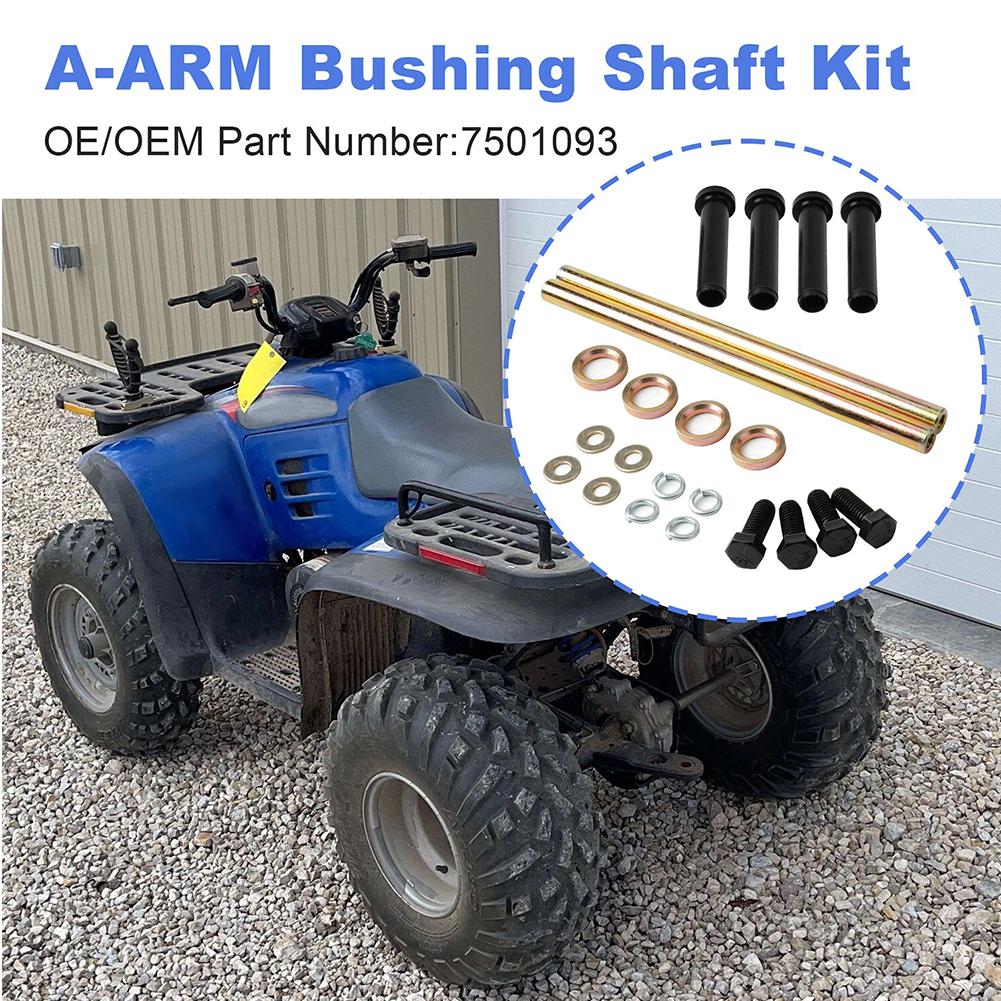 Two Front Lower A-Arm Bushing & Shaft Kit 7501093 Front Lower A-Arm Bushings Shaft Kit Replaces 5020681 for Trail Boss 325 330