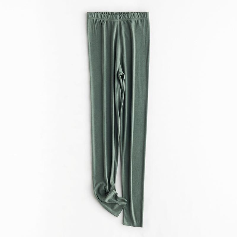 Autumn/Winter Slim Fit German Velvet Thermal Pullover - Solid Color Long Sleeve Round Neck Top