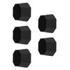 5Pcs Tennis Racket Plastic End Cover Racquet Damping Cover Replacement Tennis Racket Butt Tennis Protective Accessories