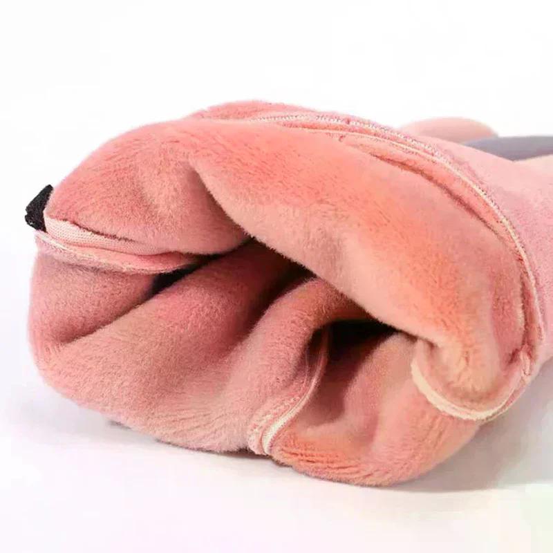 Winter Gloves Women Cycling Bike Thermal Fleece Cold Resistance Wind Waterproof Bicycle Warm Outdoor Running Skiing Mittens