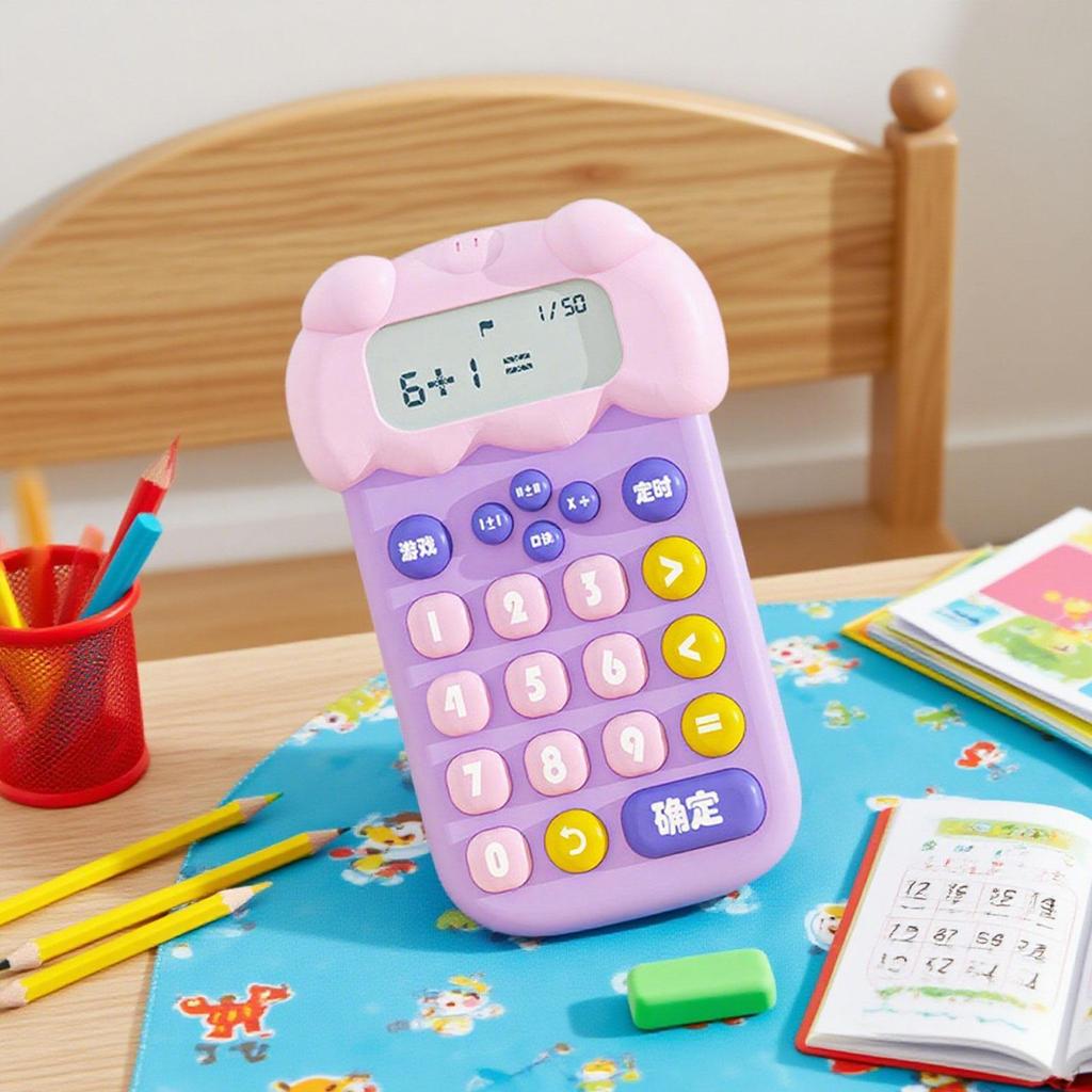 Animal Mechanical Calculator Teaching Aids Dinosaur Shaped for Boys Girls Kids