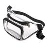 Ideamall Clear Waist Pouch Perfect for Work or Your Favorite Favorites Bag, Transparent, Waterproof, Vinyl,