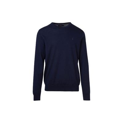 Polo Embroidered Logo Crew Neck Long Sleeve Sweater Men Sweater Dark-Blue 710714346-002