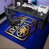 Lyon Football Crest Printed Office Carpet Chair Cushion  Entryway Rug, Rugs for Living Room, Bedroom Christmas gifts
