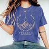 Women's Summer New Round Neck Short-sleeved T-shirt Cotton Washed Do Old Stars Comfortable T-shirt