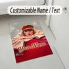 Personalized Crystal Velvet Carpet,Taylor Swift Custom Printed Name, Plush Area Rug For Home Indoor Decor