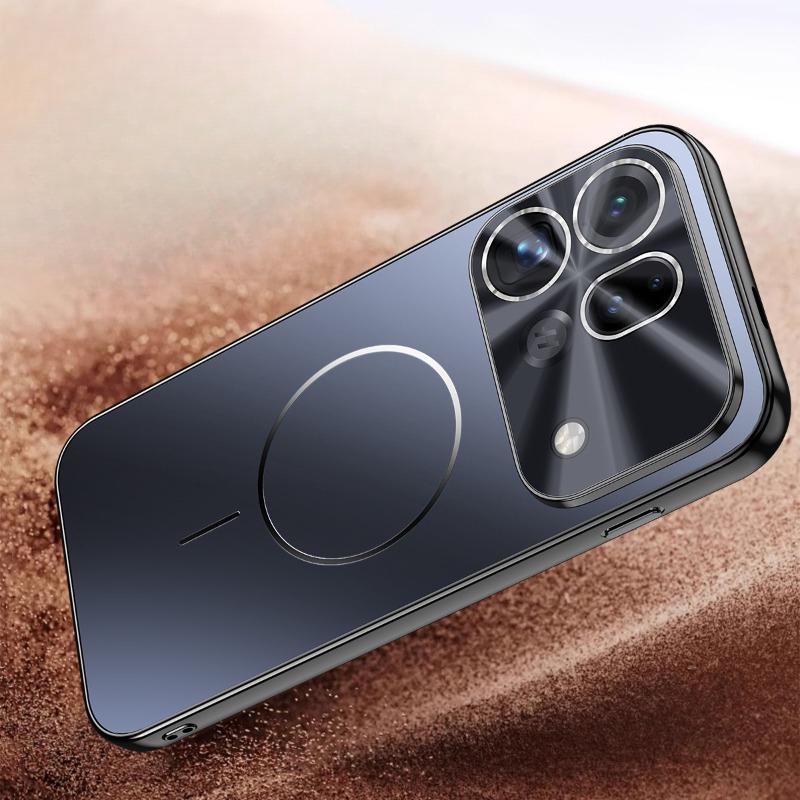 For OPPO Find X9S Pro Metal Lens Protection Wireless Charging Case For OPPO Find X9S Pro Matte PC Acrylic Hard Shockproof Cover