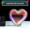 Beginner Friendly Soldering Practice Set With Heart PCB Flashing LED Lights And Detailed Assembly Guide For Welding