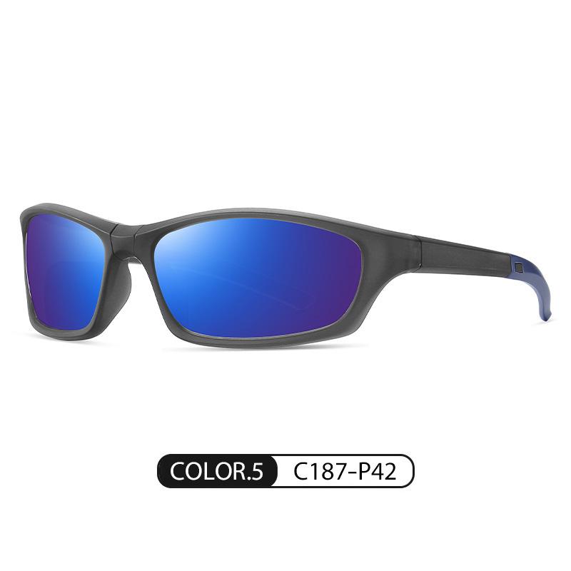 

2026 UV400 New sport folding sunglasses ultra light TR90 colorful windproof portable cycling sunglasses