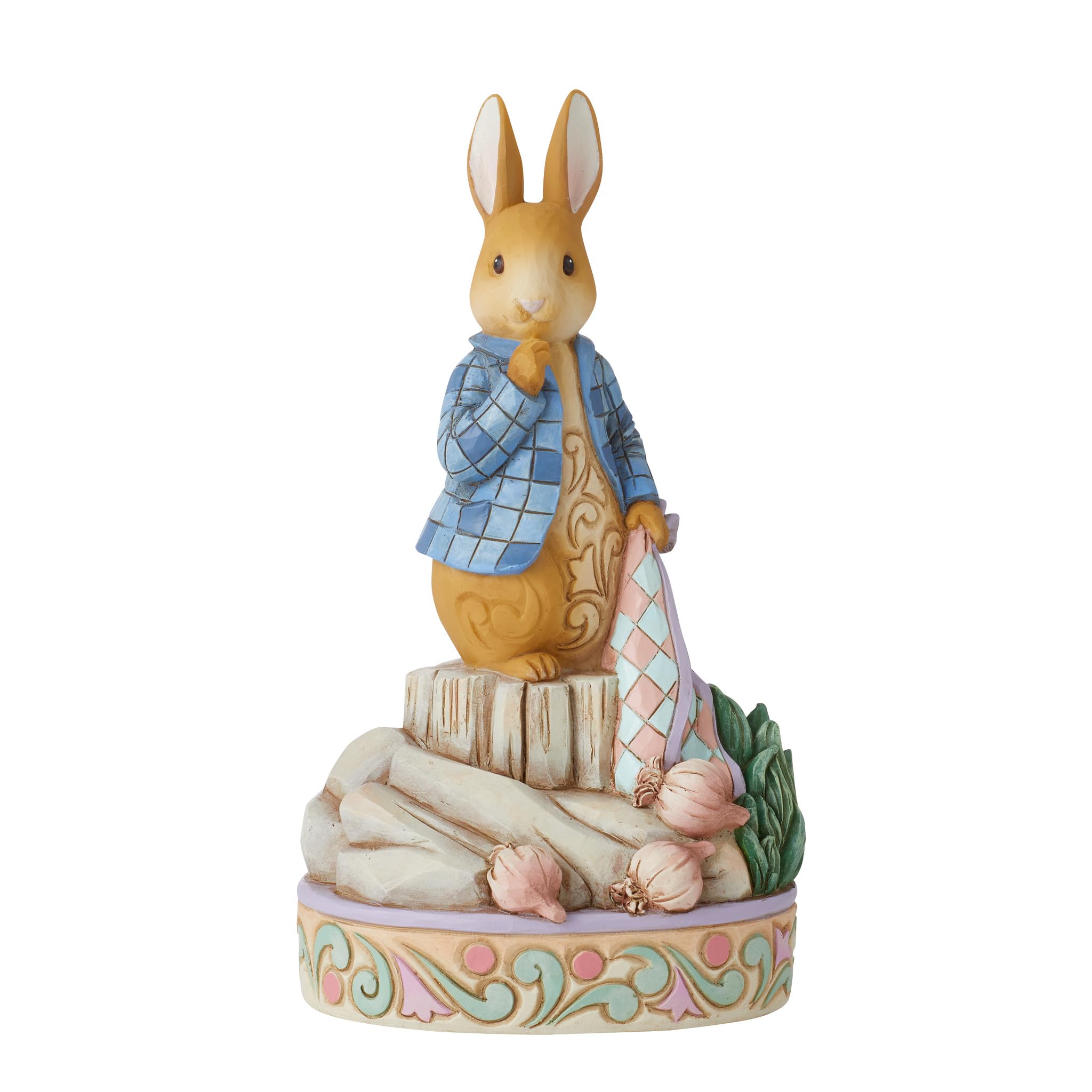 

Enesco Jim Shore Кролик Пітер з цибулиною Фігурка дюйми 6.7