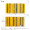 Tanaka Sangyo Imabari Towel Otta Half Towel Made In 25 X Handkerchief, Japan, Yellow, Approx. 12.5 Cm, 21-46