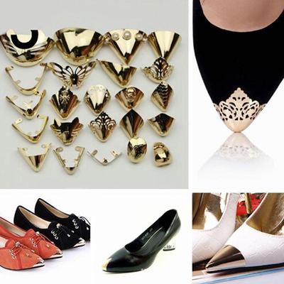 1Pair Shoes Toe Protection Metal Material Used For Decorative Repair Accessories