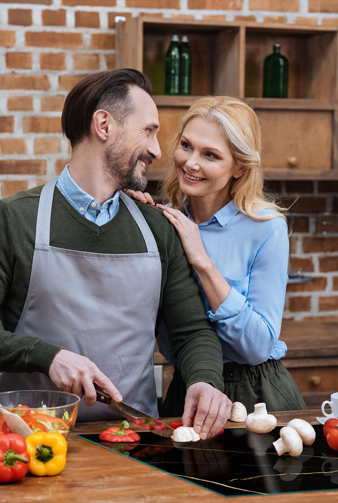 SZKLANA PŁYTA OCHRONNA NA KUCHENKĘ 70x52 MARMUR