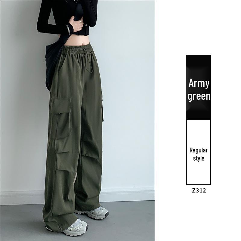 

Women s 2026 Quick-Dry Windproof Wide-Leg Ice Silk Hiking Pants XL (126-140 catty)