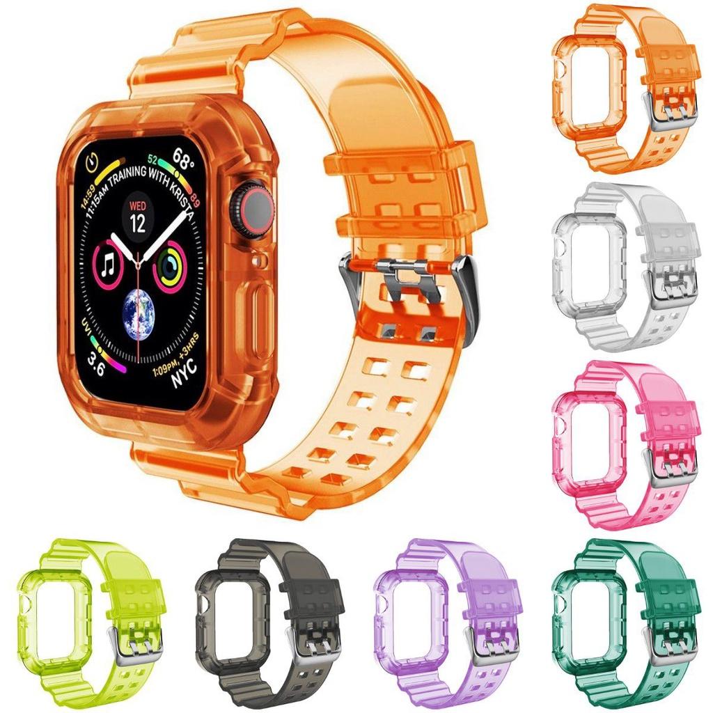 Transparentes Apple Watch Armband Bequem Robust Und Atmungsaktiv
