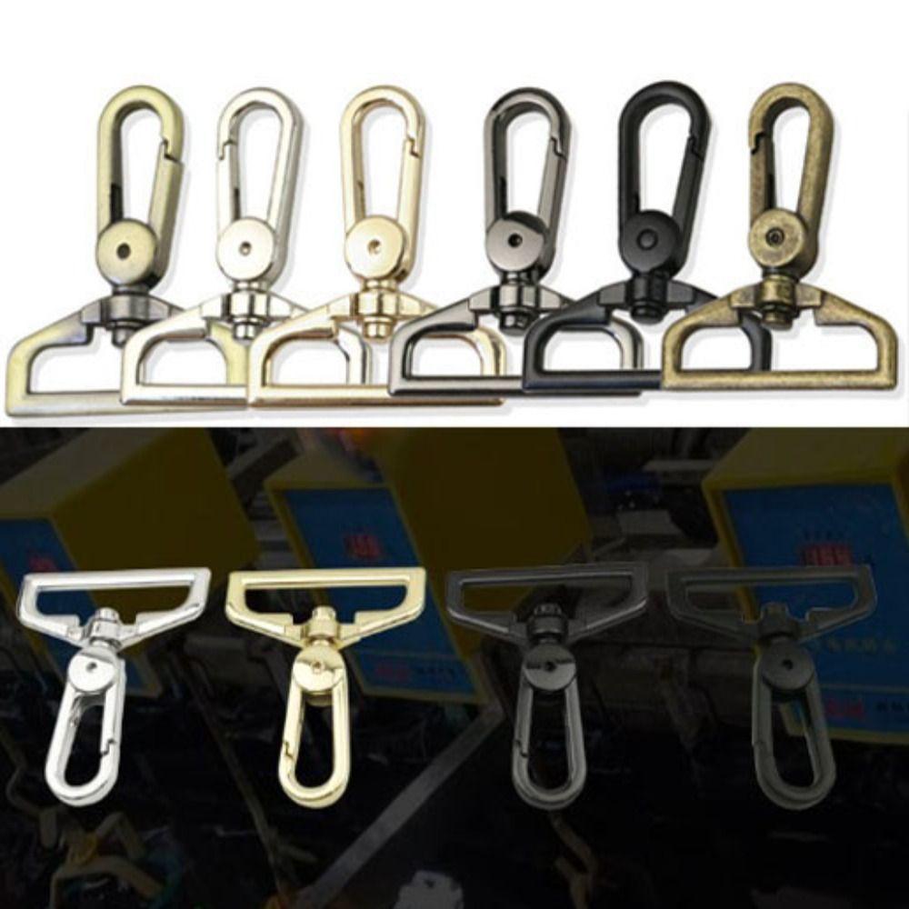 

Rotating Metal Snap Hook 56*46mm Belt Keychain High Quality Trigger Clips Leather Strap
