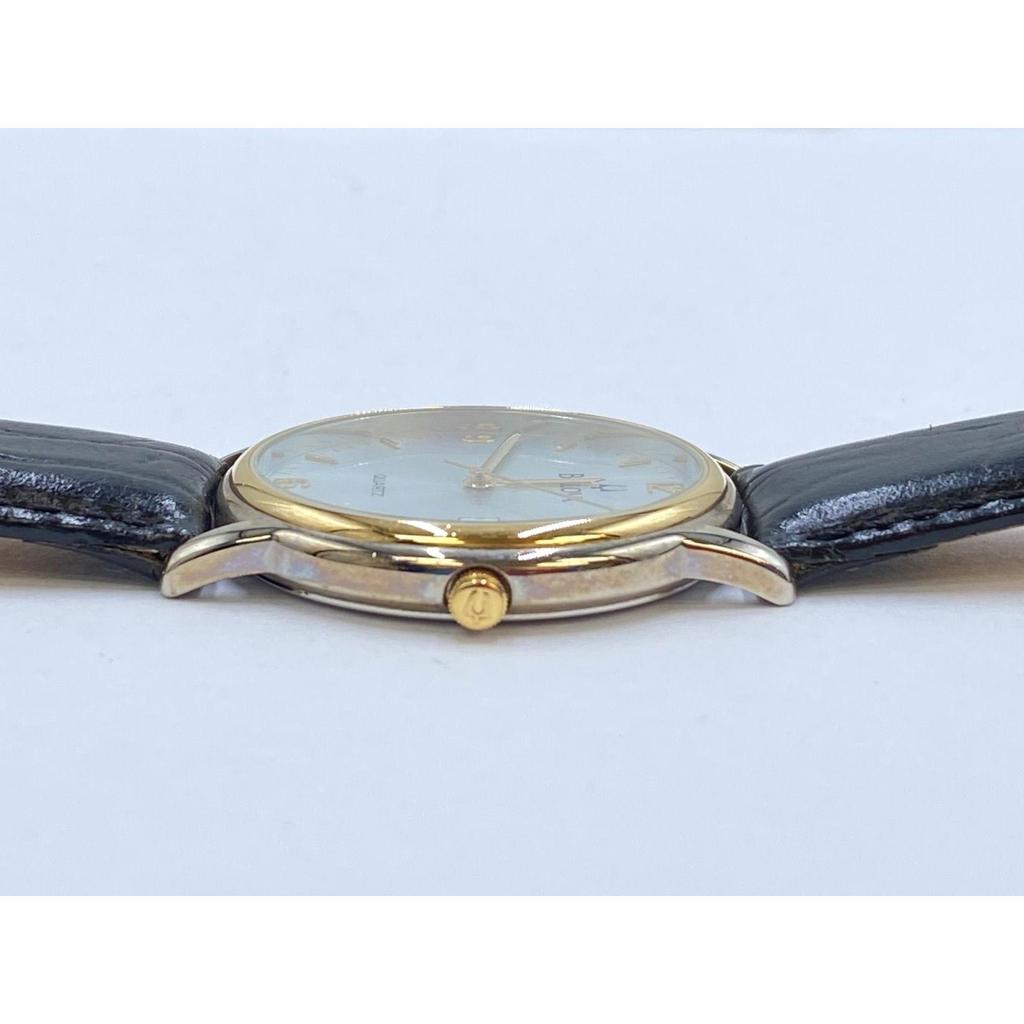 Used BULOVA Gold Quartz Watch Men's