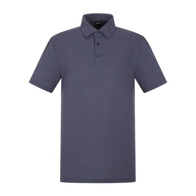 SUPERIOR Men'S Basic Collared T-Shirt Navy (Imjftty20649)