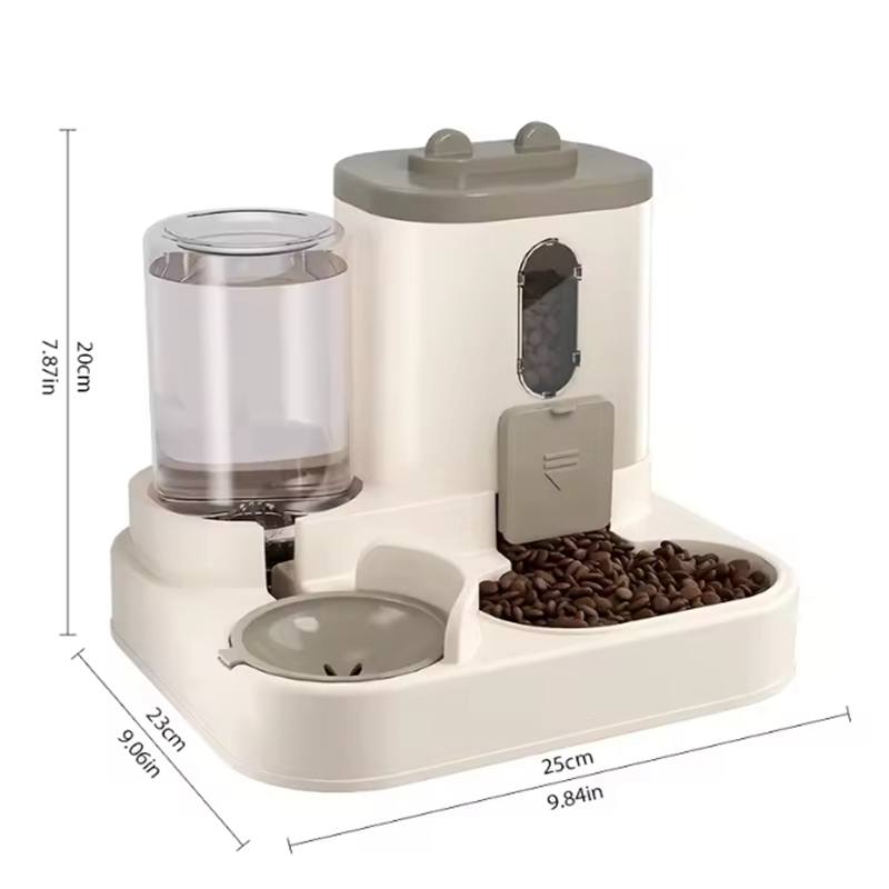 2in 1 Cat Food Dispenser Water and Food Integrated Fully Automatic Cat Food Feeding and Water Dispenser Cute Water Dispenser