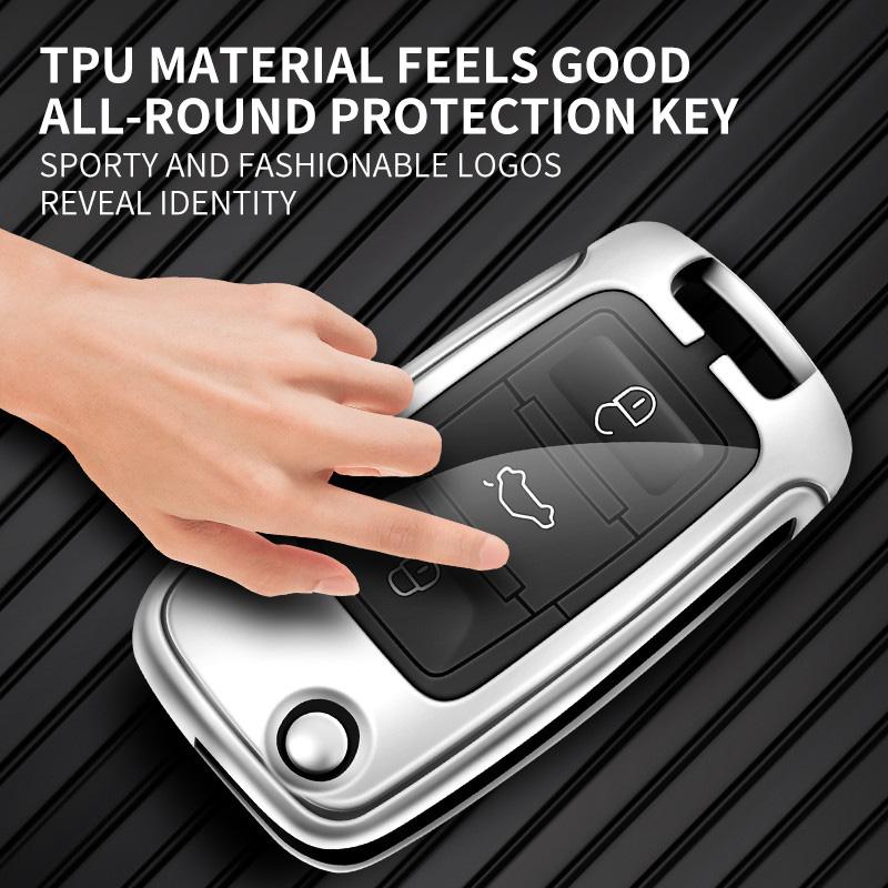 Pro VW Obal na klíč od auta Pouzdro Klíčenka Skořápka Taška Pro Volkswagen VW Polo Tiguan Golf Jetta Beetle Eos Scirocco Up Transporter Sharan Acc