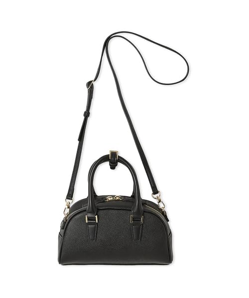FRAY Round Mini Boston Bag FWGB254348 Black I.D. Women's
