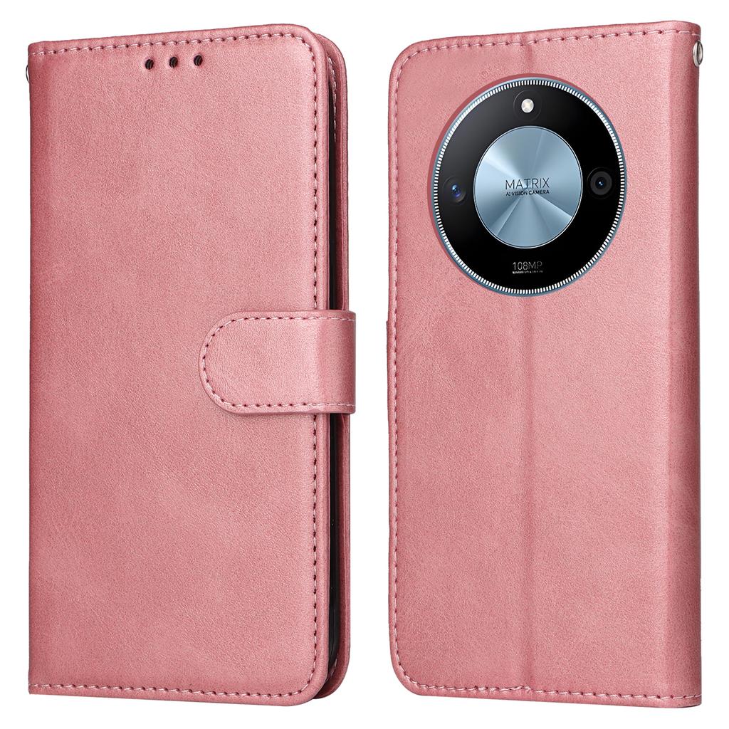 For Honor X60 5G Case Wallet PU Leather Folio Flip Phone Cover