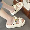 Slippers women wear non-slip in summer, new models for work, beach platform two wear sandals women's models