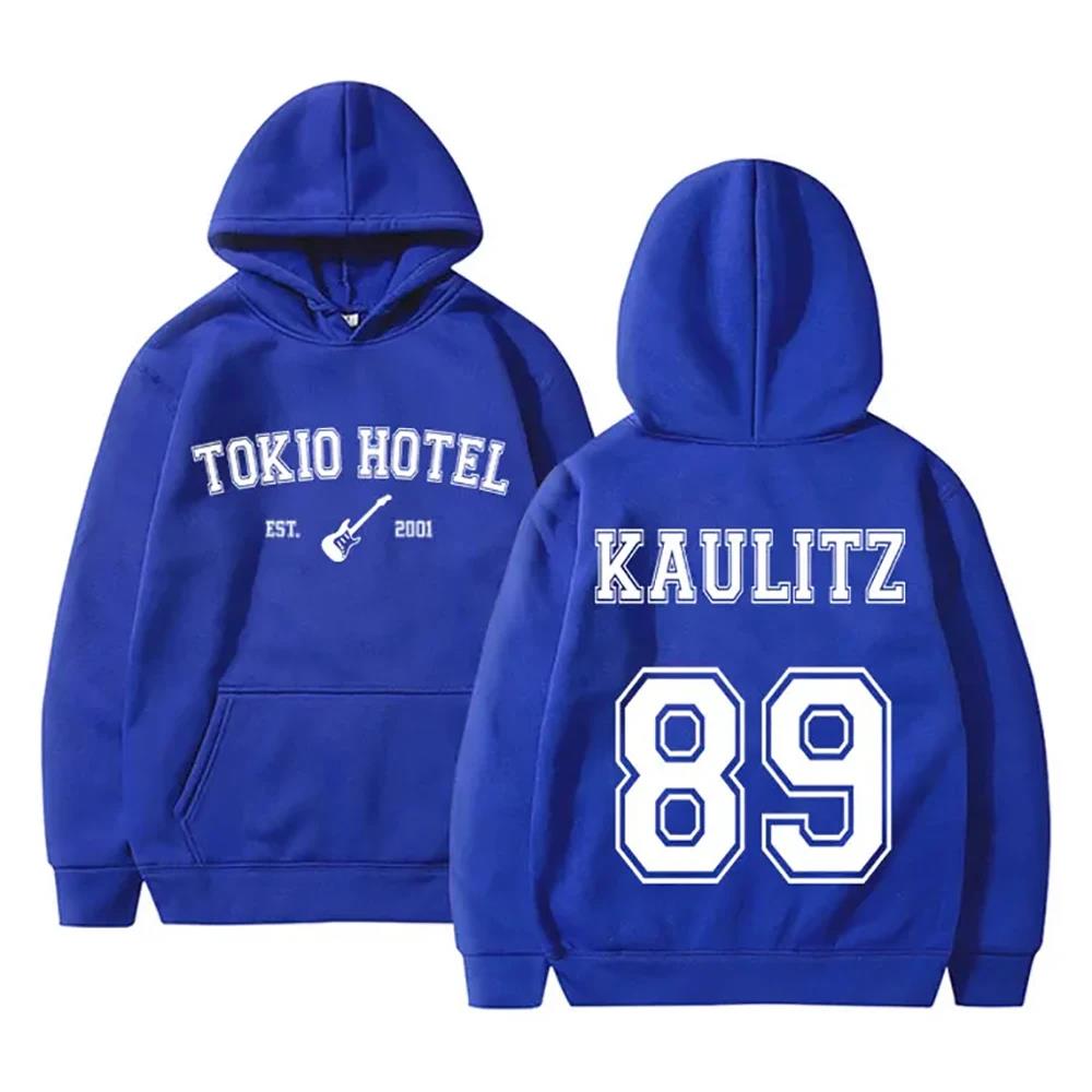 Frauen Hoodie Tokio Hotel Rock Band Rapper Kaulitz 89 Druck Herbst Frauen Hoodie Lässige Übergroße Pullover Sweatshirt Unisex Kleidung