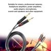 Flexible 2RCA To Dual 6.35 Single Channel 1.5M Audio Cable  Mixer, Amplifier, Audio Console