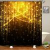 Golden Fantasy Colorful Print Shower Curtain Waterproof Polyester with Hook Bathroom Curtains Home Decoration 3D Shower Curtain