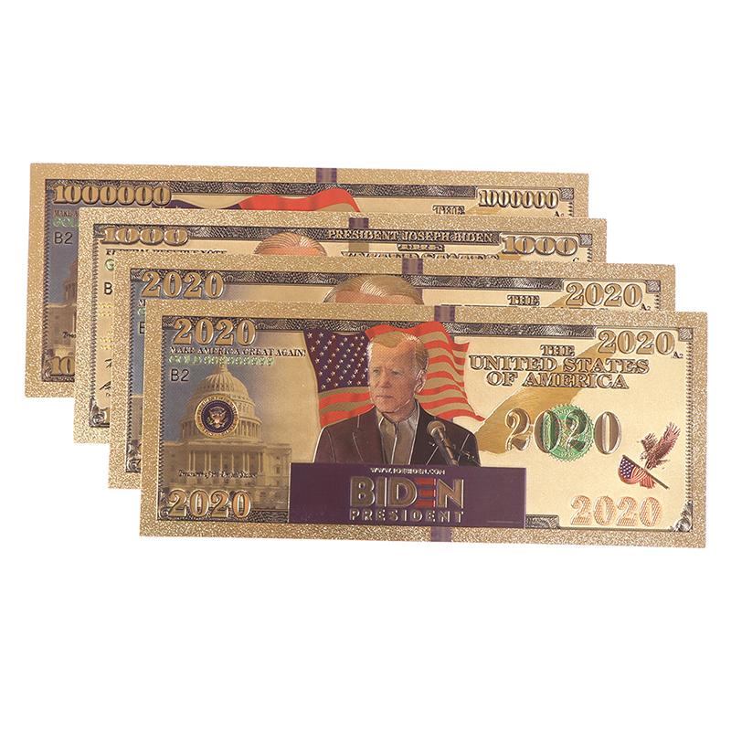 

Джо Байден Президент Памятные заметки Поддельные деньги Сувенирные коллекционные монеты