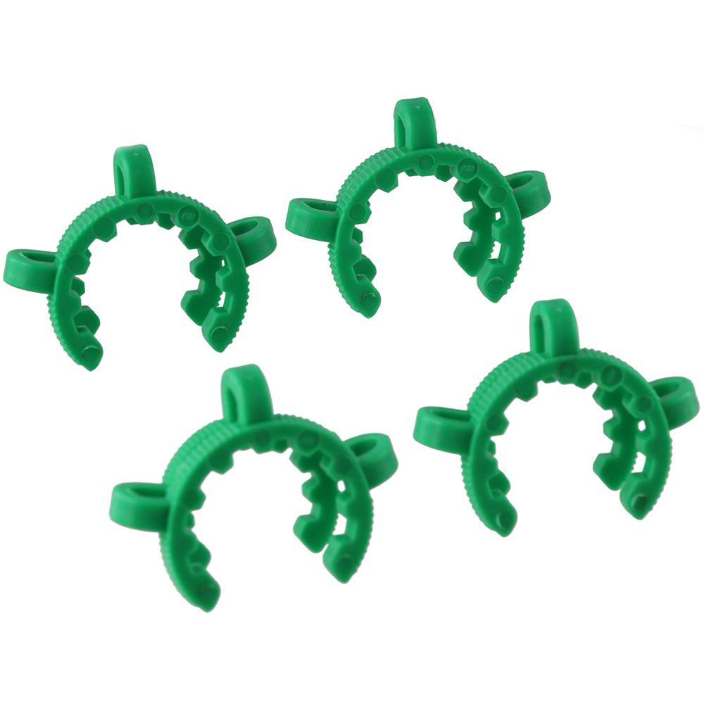 

12 pcs 24 Keck Clip Lab Use Plastic Standard Taper POM Ground Joints Green Keck Clamp Joints 24/29 and 24/40 12pcs