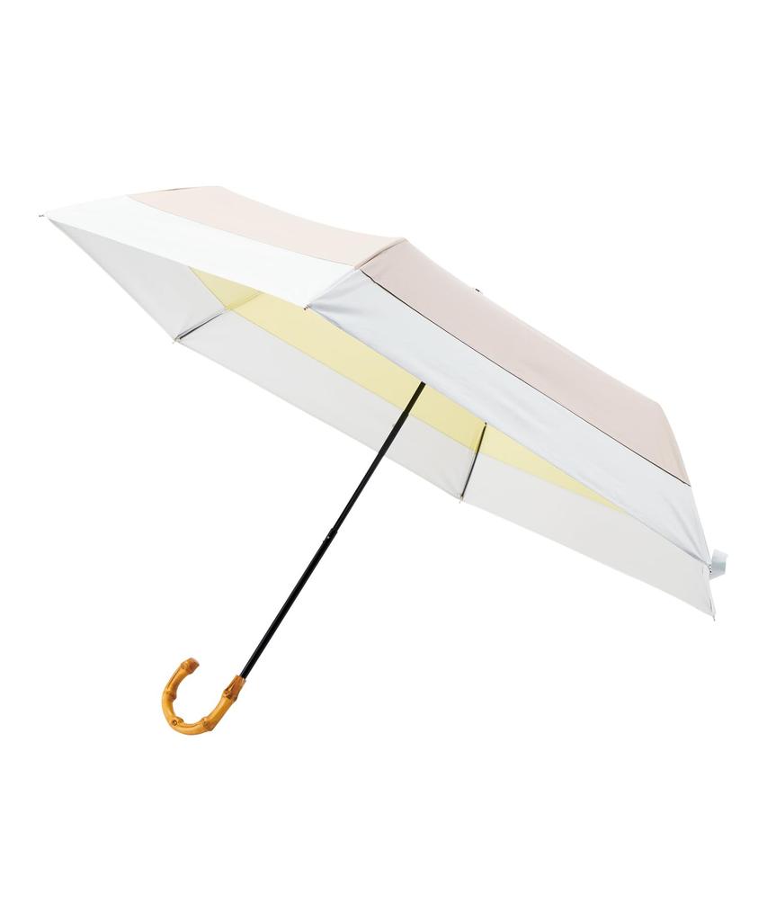 Estaa Sun and Rain Solid Heat Sun UV Beige (Esta) Women's Parasol, Umbrella, Foldable, Color, Two-Tone, Shielding, Protection, Cut, 50cm, 31-230-30332