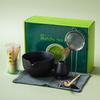 Matcha Whisk Set, 8Pcs Floral Ceramic Matcha Set Matcha Thoughtful Matcha Whisk Gift for Matcha Lover