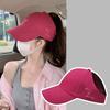 Sun Hat For Women  Embroidered Baseball Cap Love Heart Design Cap Fashionable Hollow Top Baseball Cap For Weekend Outings