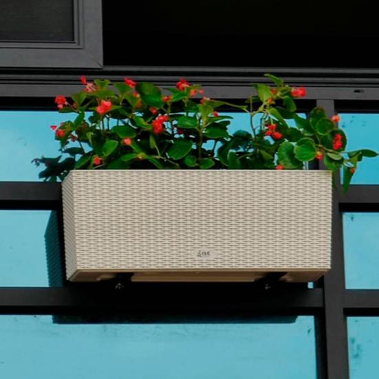 1 set di ganci per vasi di fiori regolabili, robusti e facili da installare, in ferro, da appendere alla parete, per vasi di piante