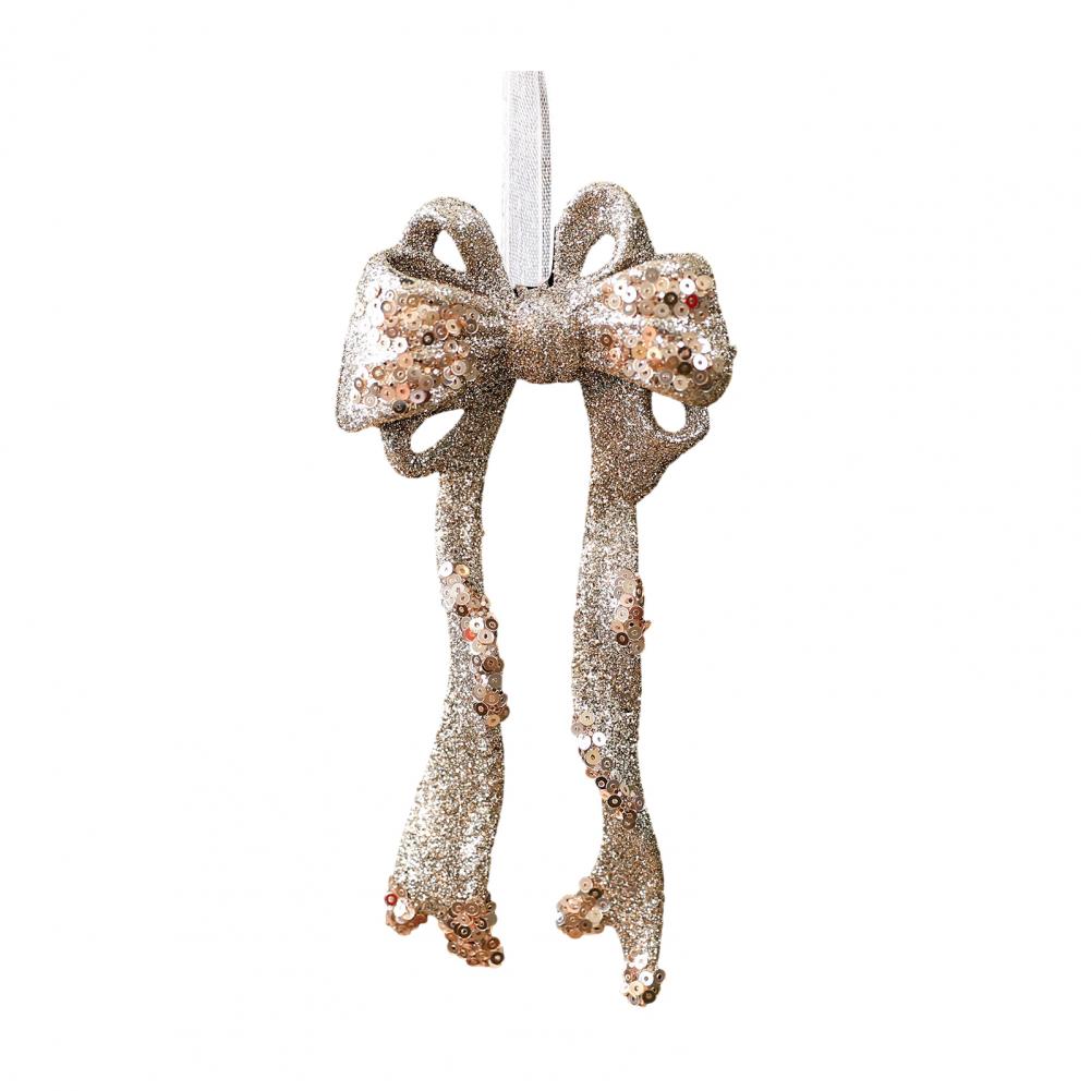 3d Christmas Decoration Holiday Tree Decor Glitter Sequins Christmas Ornaments Set Champagne Ballerina Dancer for Holiday