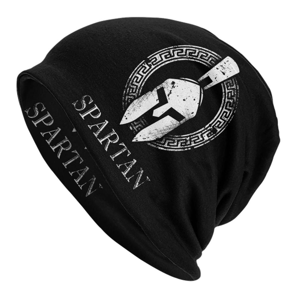 Custom Warrior Of Sparta Beanie Cap Unisex Winter Bonnet Homme Knitted Hats Cool Outdoor Ski Spartan Skullies Beanies Caps