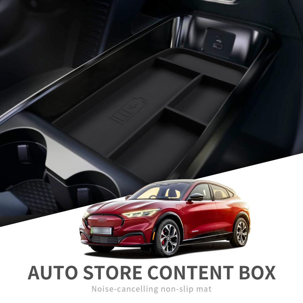 For Ford Mustang Mach-E 2025 2025 Car Central Console Armrest Storage Box Accessories Stowing Tidying Organizers Tray