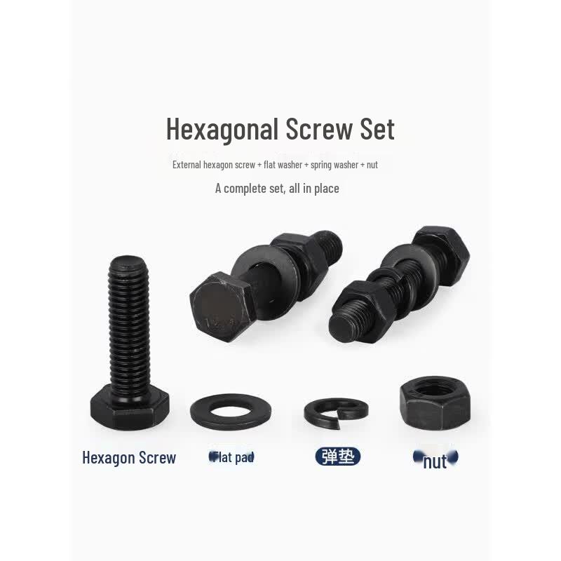 High Strength Hex Bolt and Nut Set